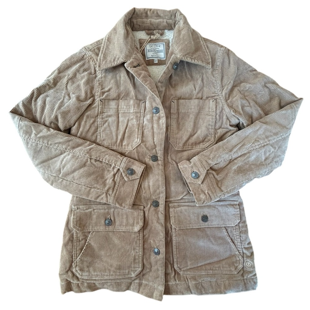 NWT FatFace Corduroy Jacket w/ Sherpa Lining